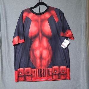 MARVEL‎ DEADPOOL Men's Novelty Athletic Costume Shirt - Size XXL NEW WITH TAGS
